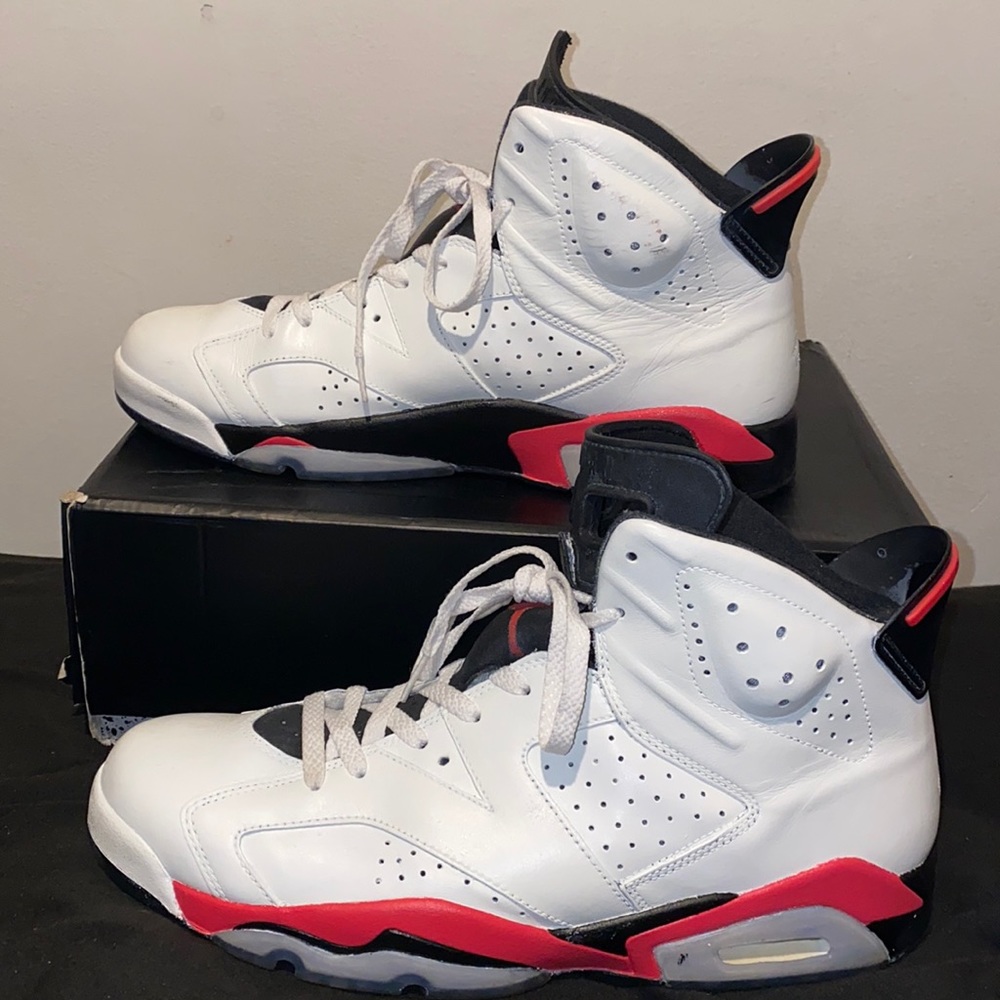 Jordan 6 white infareds size 13